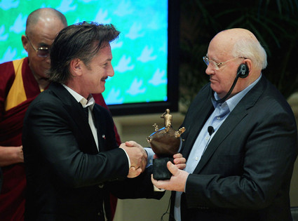 Mikhail Gorbachev, Sean Penn Mikhail Gorbachev, Sean Penn